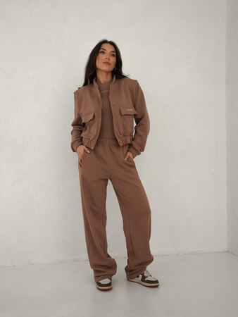 Bomber Jacket - Mocha Mousse